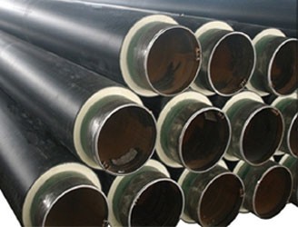 聚氨酯保溫螺旋鋼管產(chǎn)品結(jié)構(gòu)：聚氨酯保溫螺旋鋼管由輸送介質(zhì)的工作鋼管、硬質(zhì)聚氨酯泡沫塑料保溫層、高密度聚乙烯外護(hù)管緊密結(jié)合而成。產(chǎn)品介紹：聚氨酯保溫螺旋鋼管根據(jù)設(shè)計(jì)和客戶(hù)的要求選用螺旋縫埋弧焊鋼管，性能